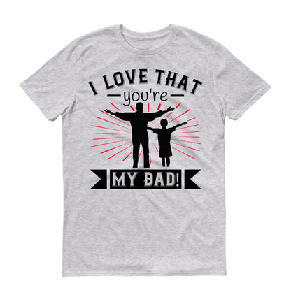 I’m a proud dad of a freaking awesome teacher and yes she bought me this Father's day Unisex T-Shirt